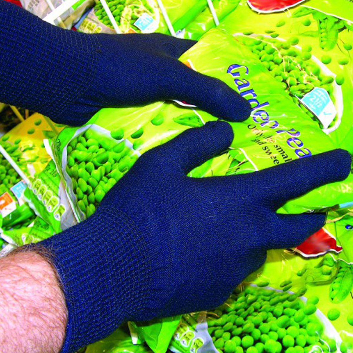 guantes para tratar congelados