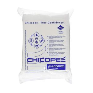 CHICOPEE 74737 - Toallitas de microfibra, color blanco