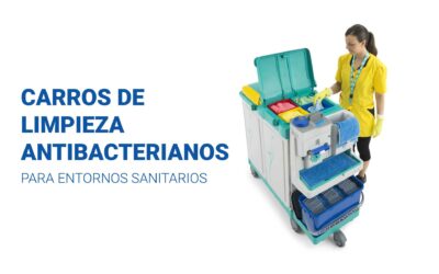 Carros de limpieza antibacterianos para hospitales