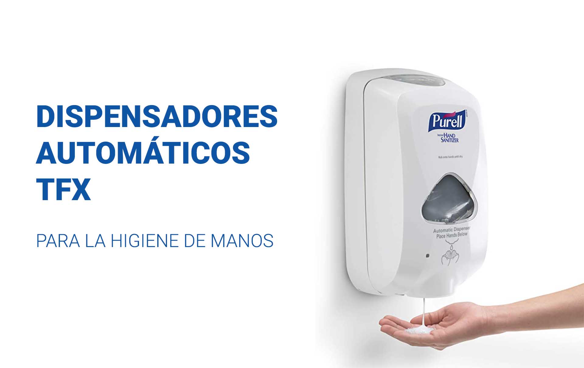 Dispensador automático TFX para la higiene de manos