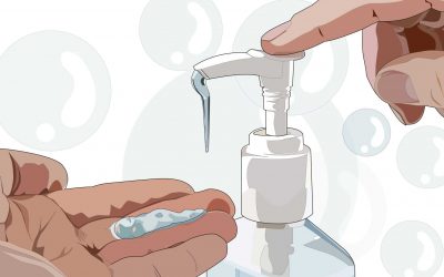Pasos para desinfectar las manos con gel hidroalcohólico