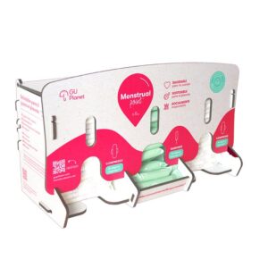 Dispensador Ecológico de Compresas y Tampones para Higiene Menstrual.