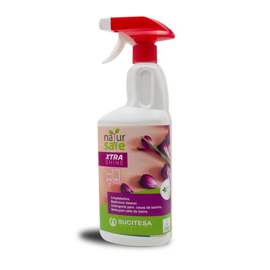 Limpiabaños NATURSAFE XTRA SHINE. Pack de 16. Botellas de 750ml.