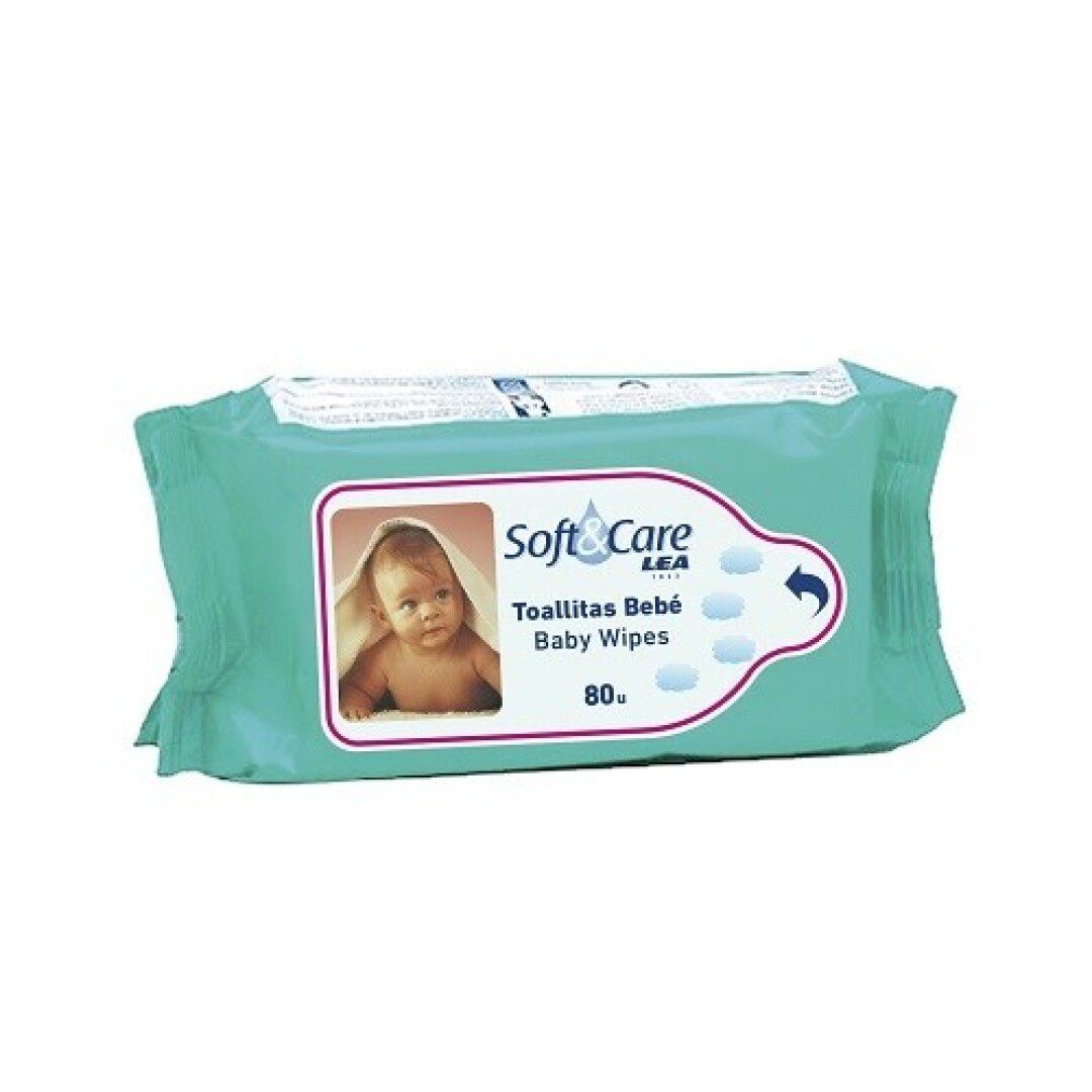 Toallitas Húmedas sin Alcohol Soft & Care Baby. 12 Paquetes.