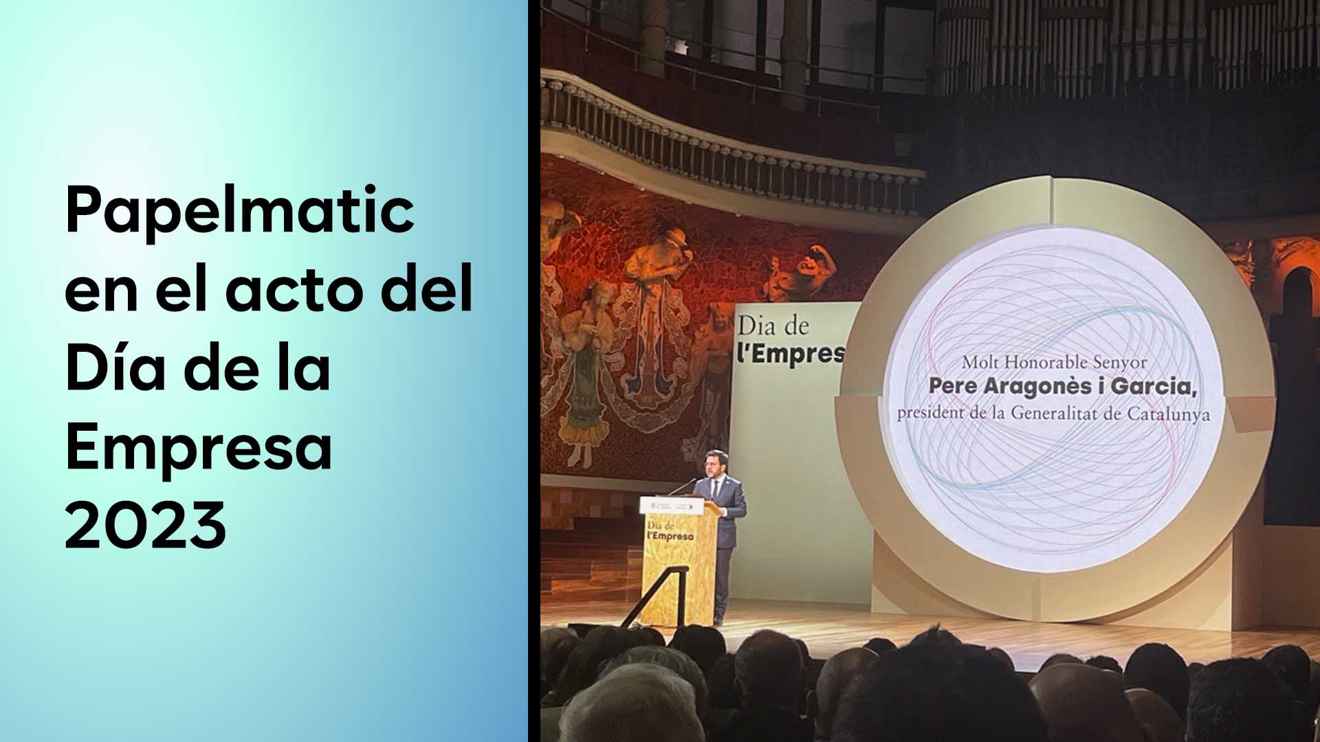 PAPELMATIC en el acto de reconocimiento del Día de la Empresa 2023