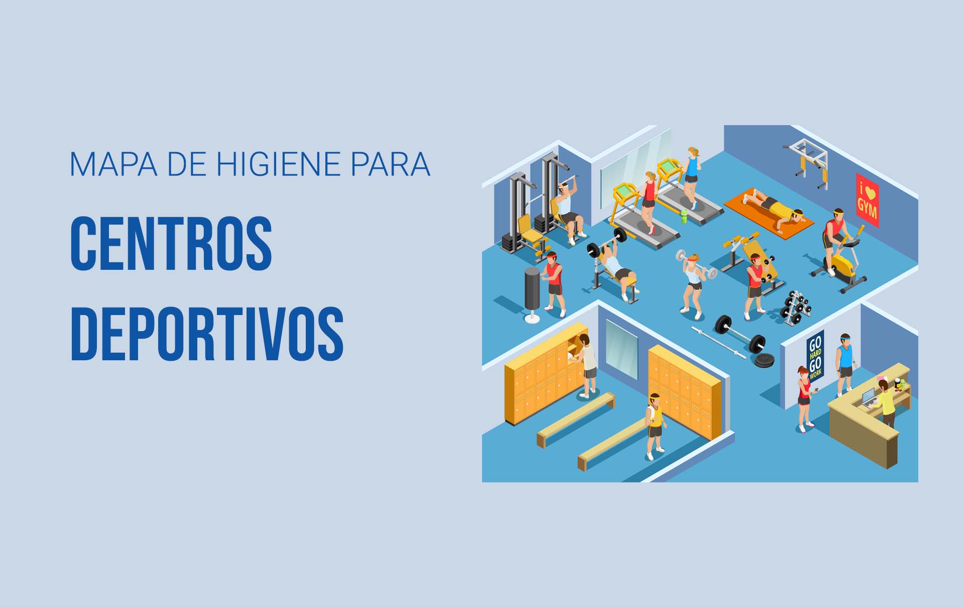 Infografía: Mapa de higiene en gimnasios