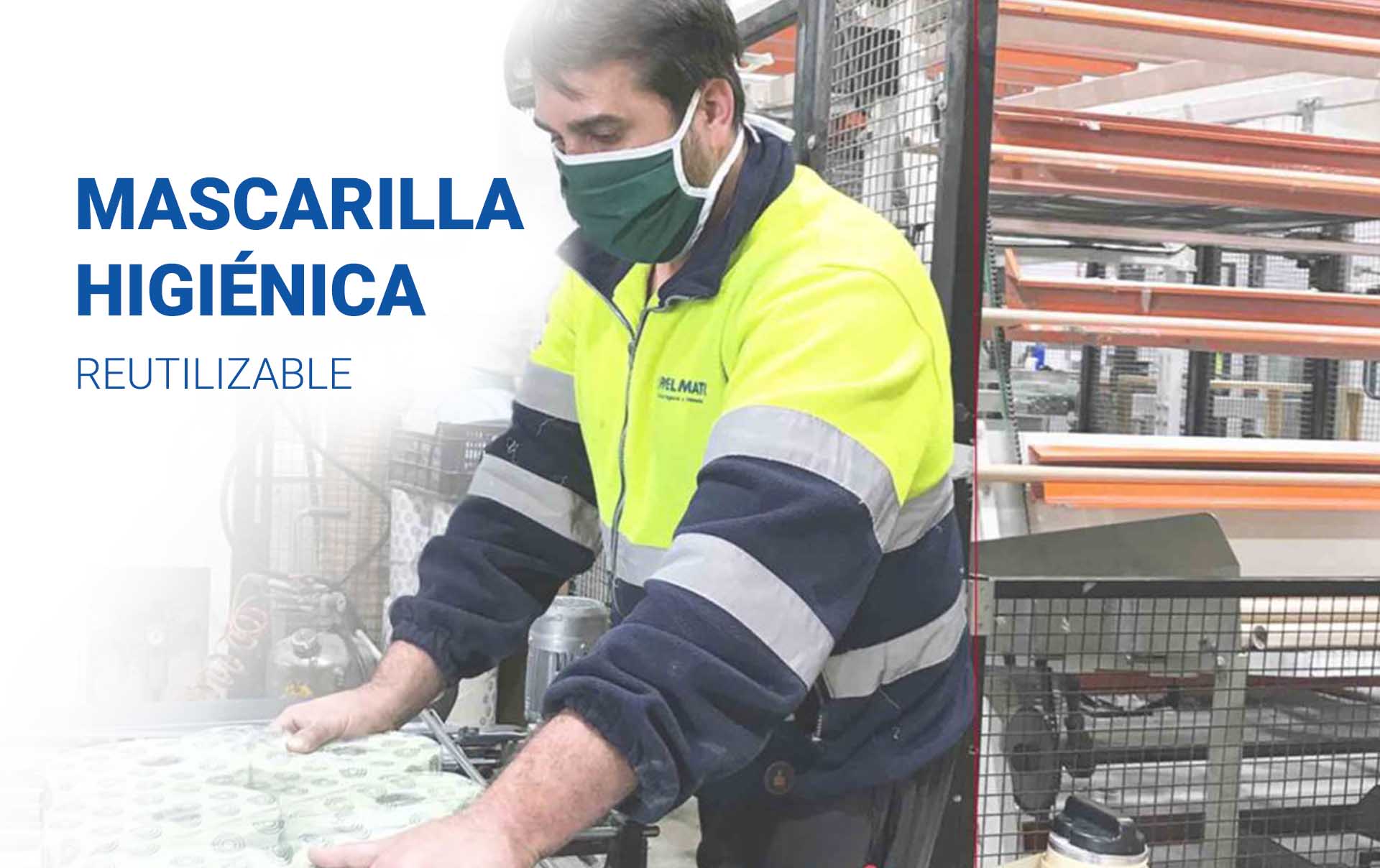 Mascarilla higiénica lavable y reutilizable