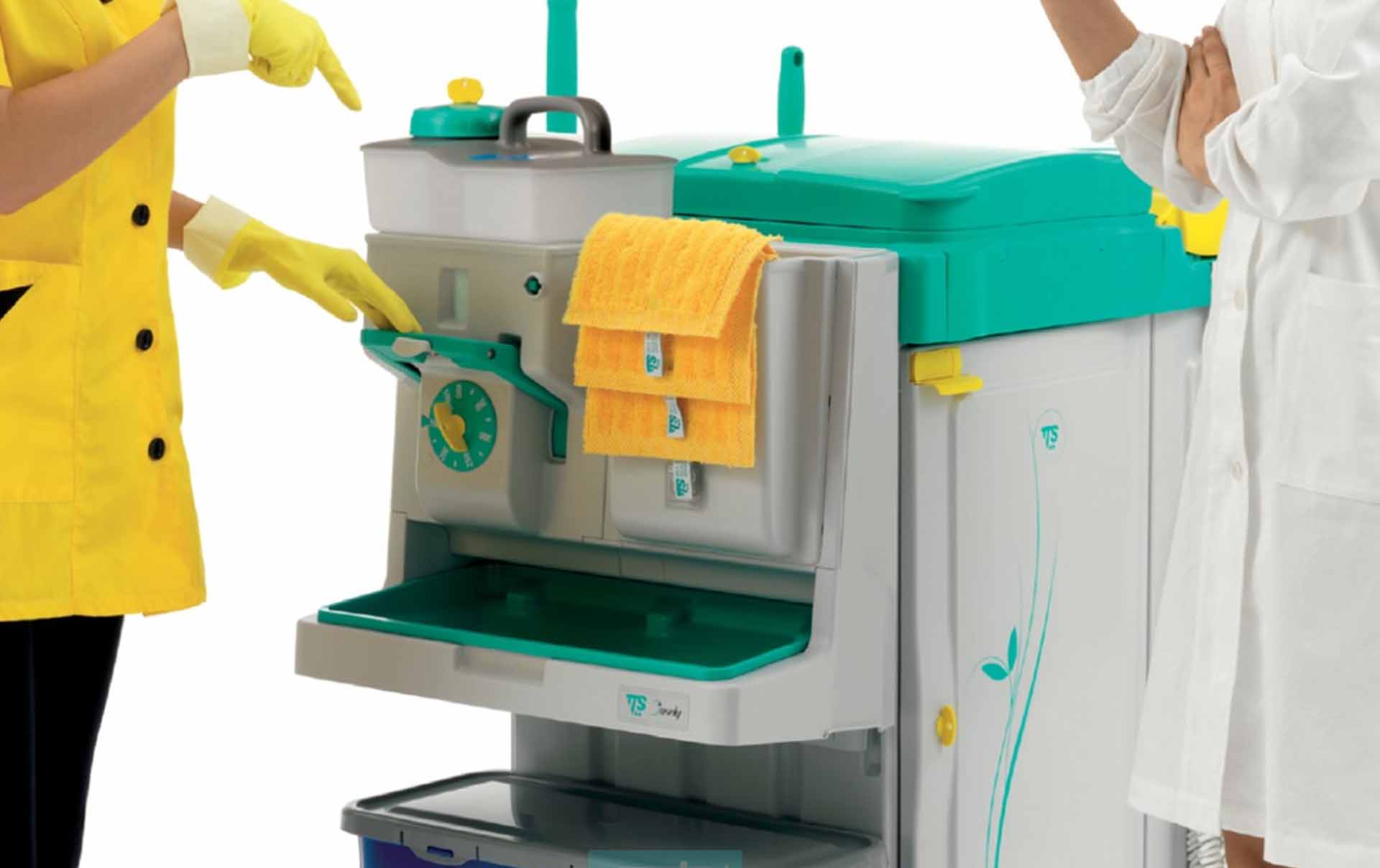 Sistema de impregnación de mopas Dosely