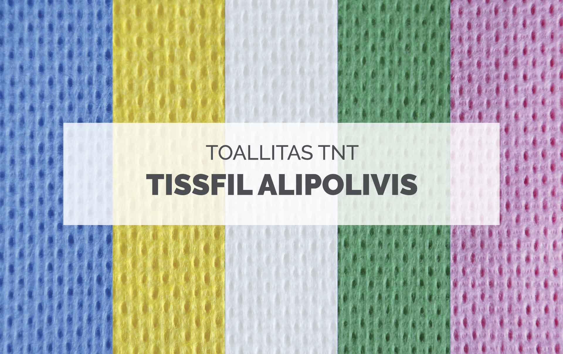 Toallitas Tissfil Alipolivis, tejido no tejido alimentario